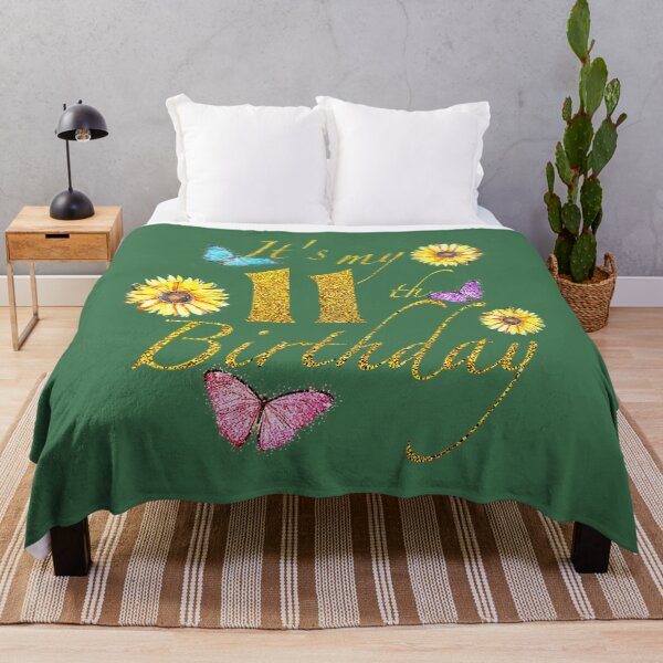 Item preview, Sunflower Butterfly Happy Its My 11th Birthday 	 	 	 designed and sold by bbcncejauf75.