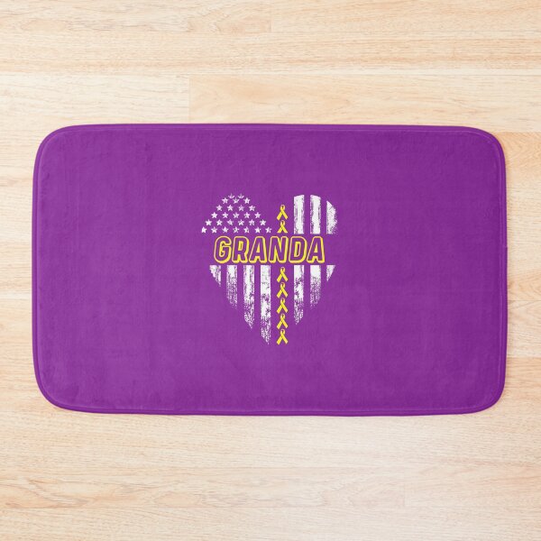 Item preview, Granda American Flag Heart Sarcoma Bone Cancer Awareness 	 	 designed and sold by cbaaupzc34.