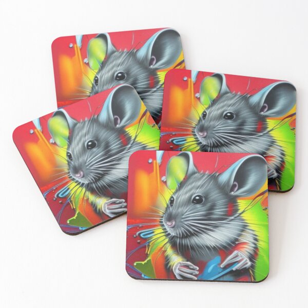 Item preview, Rat splashes of color designed and sold by Petsarelove.