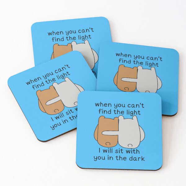 Item preview, When you can't find the light I will sit with you in the dark designed and sold by FatCatProds.