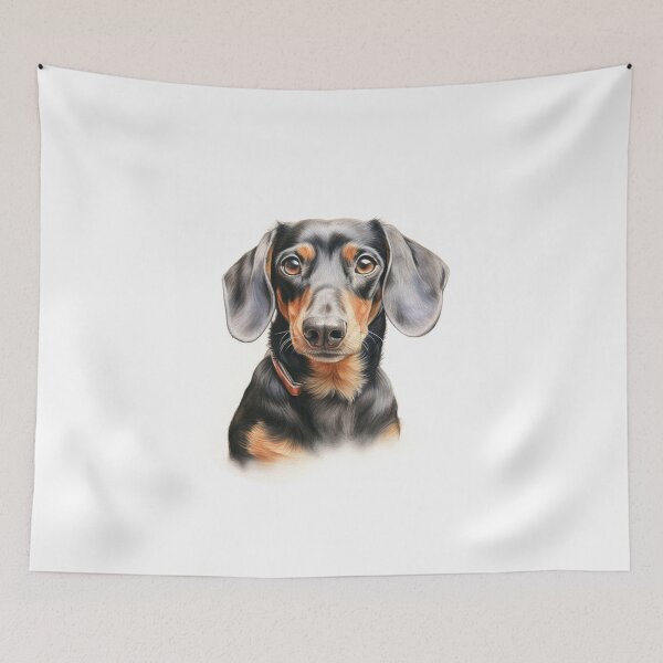 Item preview, Sausage Dog Portrait designed and sold by ethanhuang91.