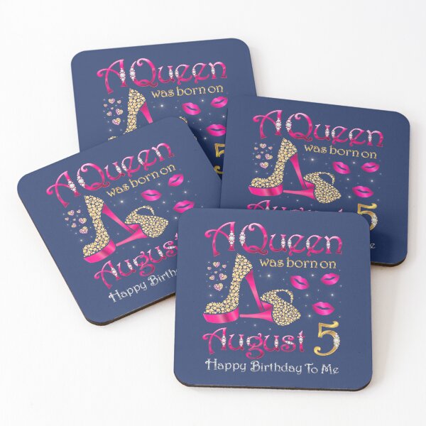 Item preview, A Queen Was Born On August 5 Happy Birthday To Me 	 	 designed and sold by dqvaouhbby5.