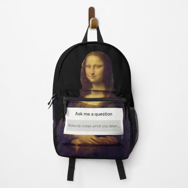 Item preview, Mona Lisa Instagram (Black) designed and sold by Zheap14.
