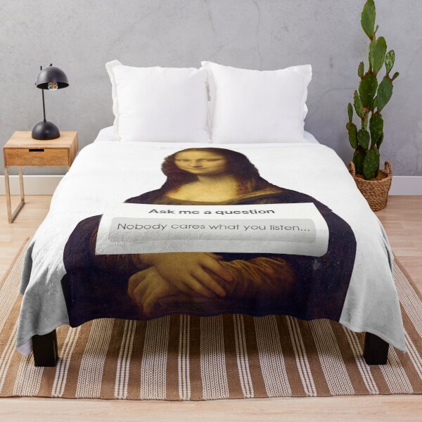 Item preview, Mona Lisa Instagram (White) designed and sold by Zheap14.