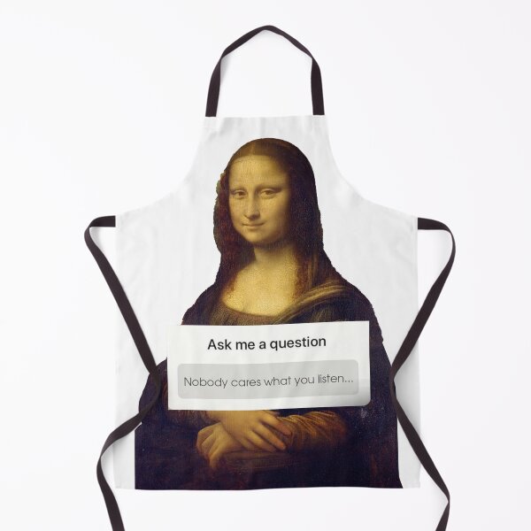 Item preview, Mona Lisa Instagram (White) designed and sold by Zheap14.