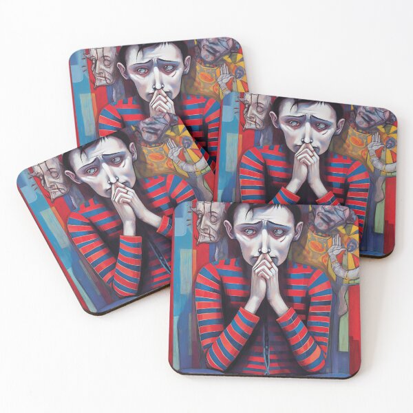 Item preview, Silhouette of Fears: Abstract Depiction of Psychological Anxiety designed and sold by Piotrek0001.