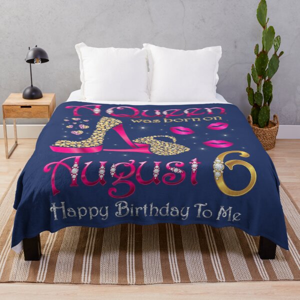 Item preview, A Queen Was Born On August 6 Happy Birthday To Me designed and sold by dqvaouhbby5.