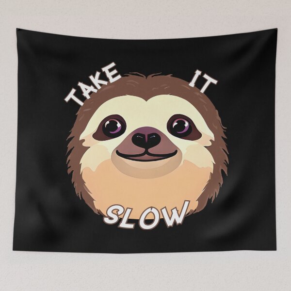 Item preview, Take It Easy Sloth designed and sold by KathteeDesign.