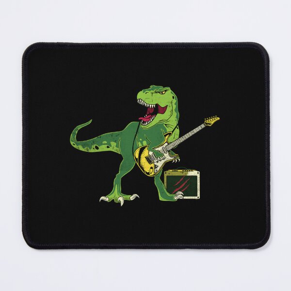 Item preview, T-Rex with Guitar Dinosaur Rock GItarrist Children designed and sold by VerdieShanahan.