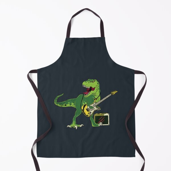 Item preview, T-Rex with Guitar Dinosaur Rock GItarrist Children designed and sold by VerdieShanahan.