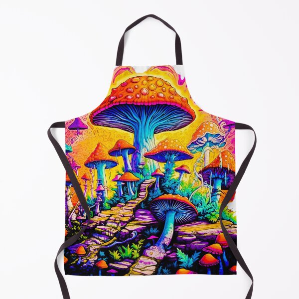 Item preview, Trippy Psychedelic Mushroom Forest designed and sold by OutOfTheBoxArt1.