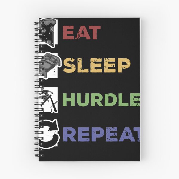 Item preview, eat sleep hurdles repeat  designed and sold by Jaysonjohnsonr.