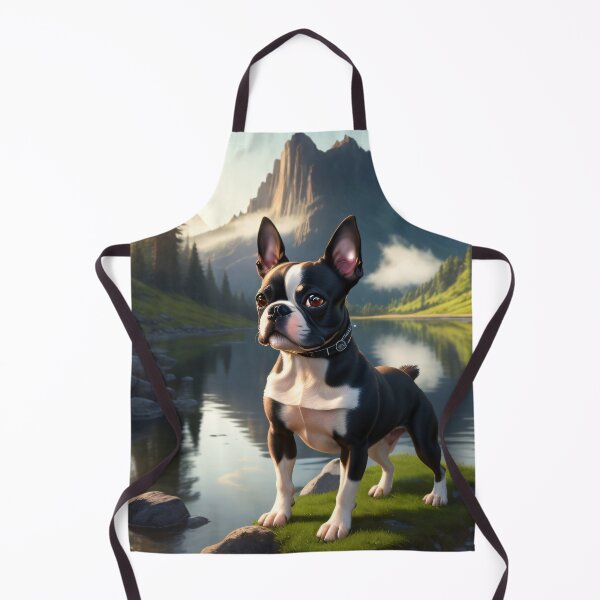 Item preview, Boston Terrier in Fantasy World designed and sold by SereneMuses.