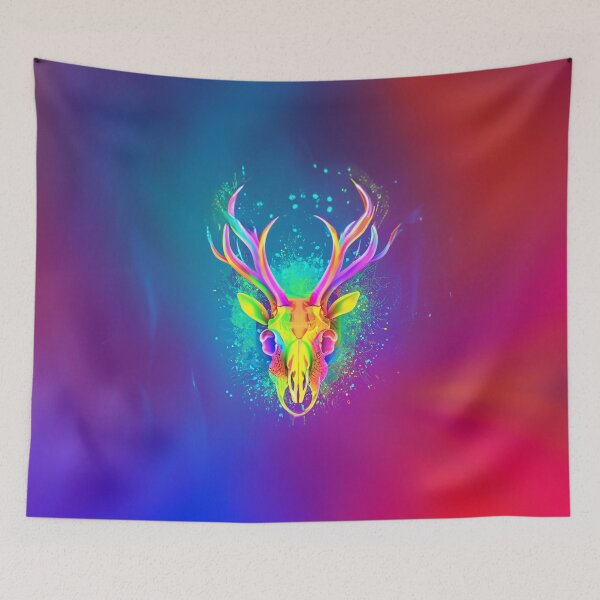 Item preview, Rainbow Reverie: Pride Deer Skull designed and sold by Dreadfools.