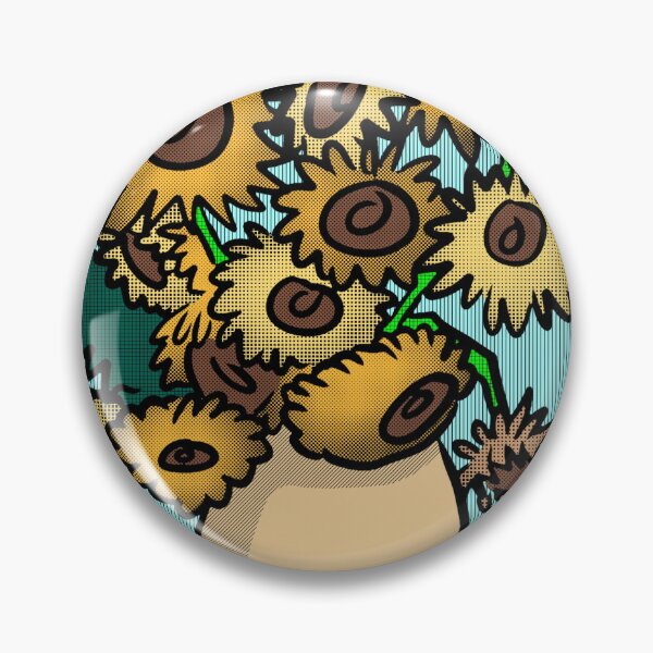 Item preview, Sun flower pop art style designed and sold by Tortoon13.