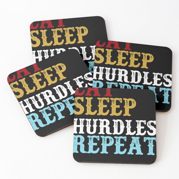 Item preview, Eat Sleep Hurdles Repeat Funny Hurdling designed and sold by Jaysonjohnsonr.