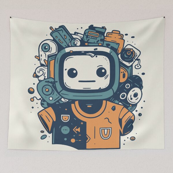 Item preview, Futuristic Robots designed and sold by Amir Faysal.