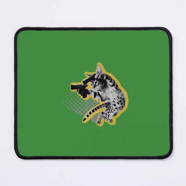 Item preview, Bad Gun Kitty Cat Funny Cute Cat Lover designed and sold by okrpnbkxwrb39.