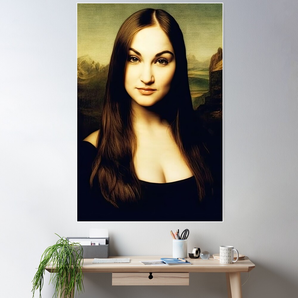 Sasha Grey as the Mona Lisa