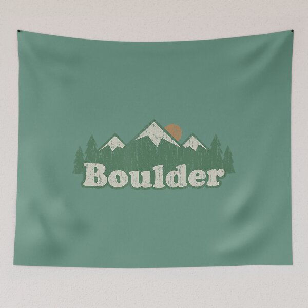Item preview, Boulder Colorado CO 	 Vintage Hiking Mountains Tee	 designed and sold by jnshmmuz17.