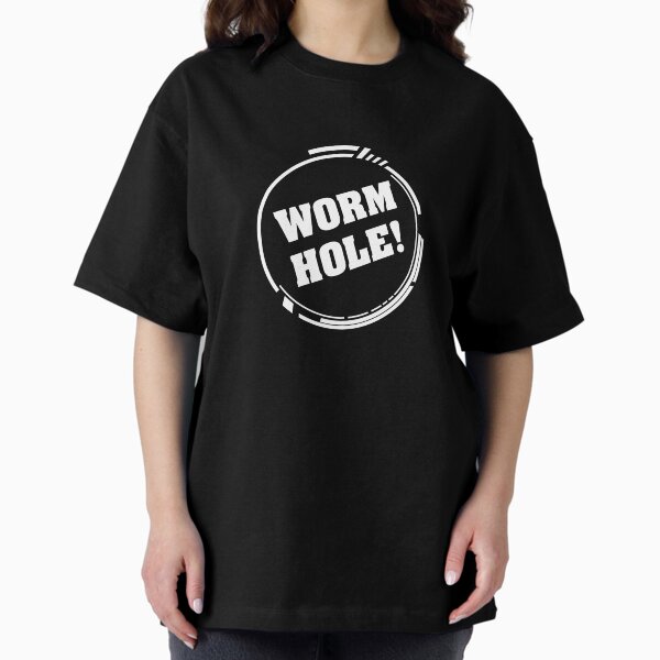 Wormhole White Logomark Oversized T-Shirt