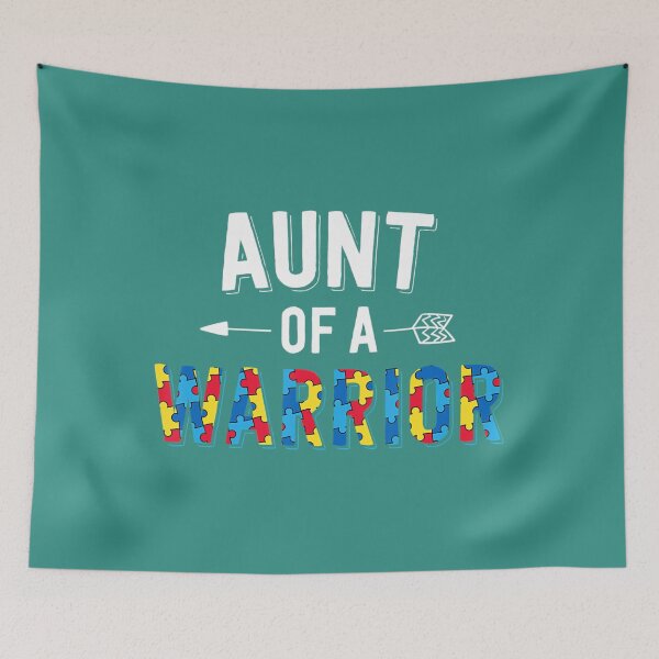Item preview, Autism Family 	 Aunt Of A Warrior Autism Awareness 		 designed and sold by glhxapvxojw53.