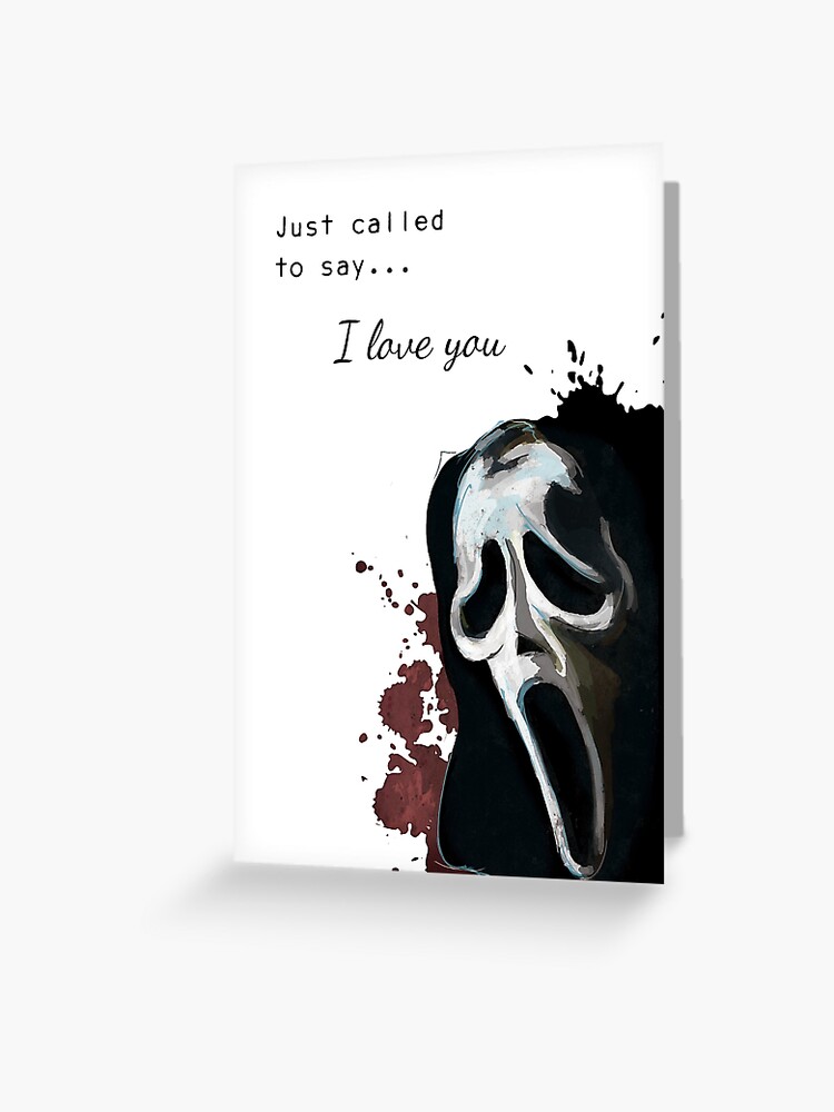 Scream Valentines Day Horror Movie Greeting Card For Sale By Reanimated13 Redbubble 7470