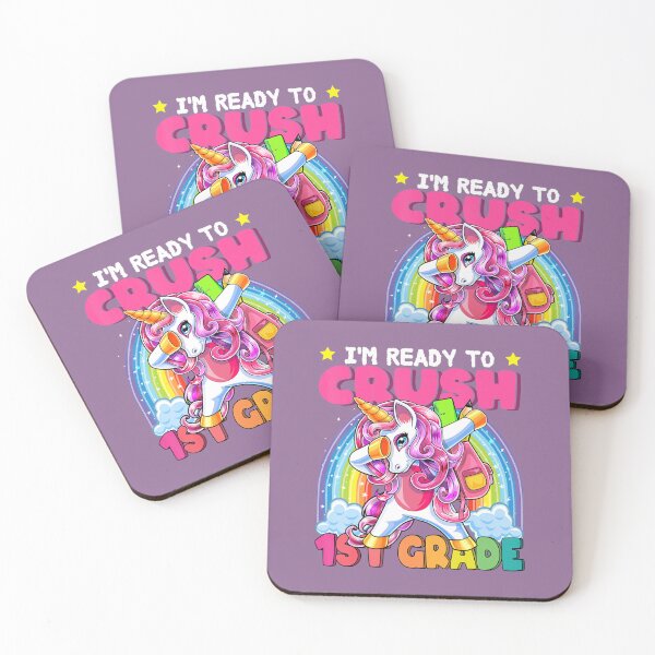 Item preview, Crush 1st Grade Dabbing Unicorn Back to School 	 	 	 	 designed and sold by yikpocytr81.