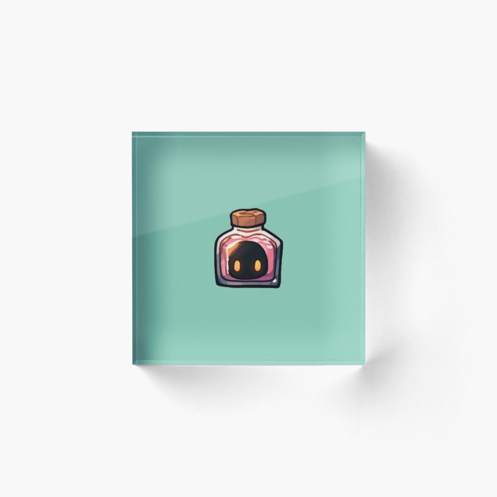 Vista previa del artículo con la obra «Bloque acrílico», diseñado y vendido por SnackyChunk.