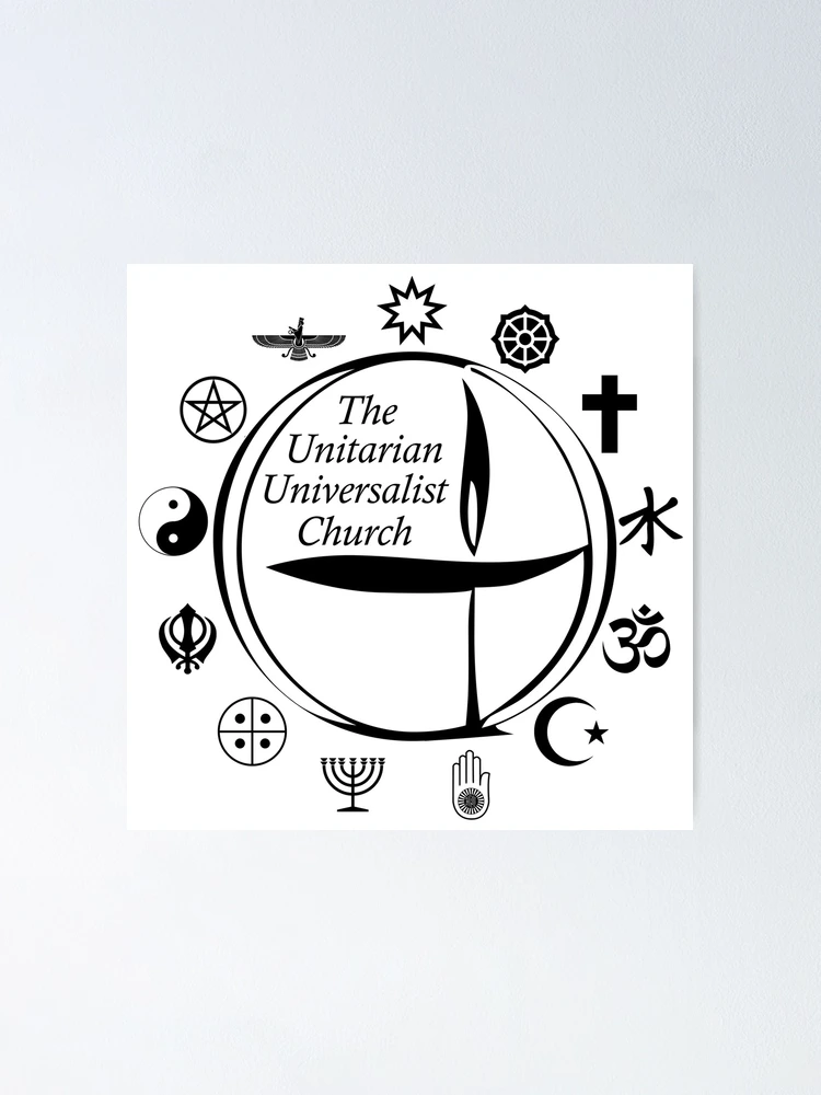 The Unitarian Universalist Church 1 Poster for Sale by litmusician