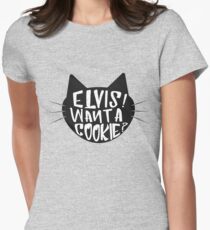 Elvis Want a Cookie - My Favorite Murder Women's Fitted T-Shirt