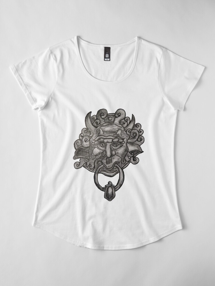 labyrinth door knocker t shirt