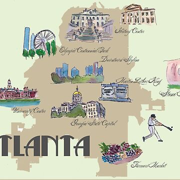 Atlanta Attractions Map