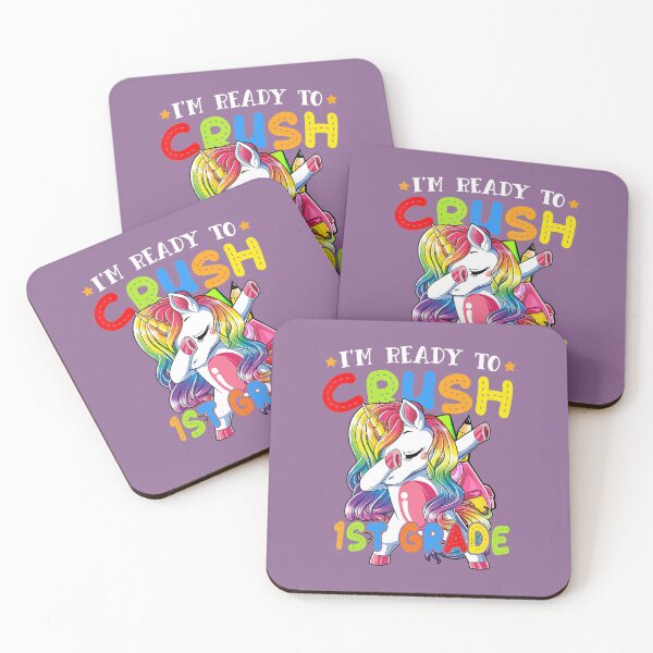 Item preview, Crush 1st Grade Dabbing Unicorn Back to School 	 	 	 	 designed and sold by yikpocytr81.