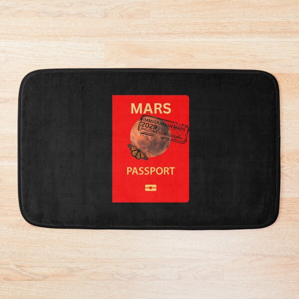 Item preview, WHAT WAS I THINKING? A MARS PASSPORT CAN ONLY BE RED.. (BADGE STYLE)  designed and sold by IORODAN.