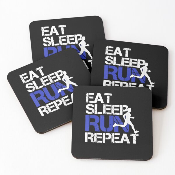 Item preview, Eat Sleep Run Repeat Track & Field Running  designed and sold by Krypcimlgh.