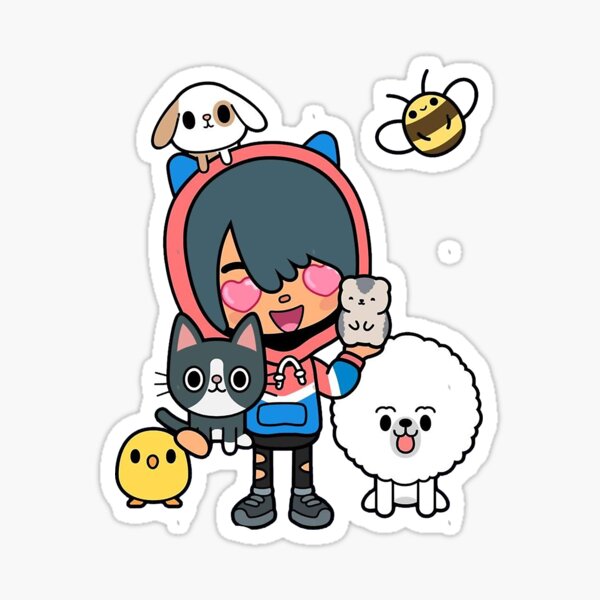 toca boca , toca life characters cute Sticker for Sale by ducany