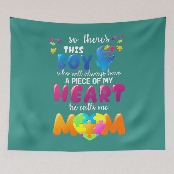 Item preview, Autism Fathering Awareness He Calls Me Mom Autism Mother 		 designed and sold by glhxapvxojw53.