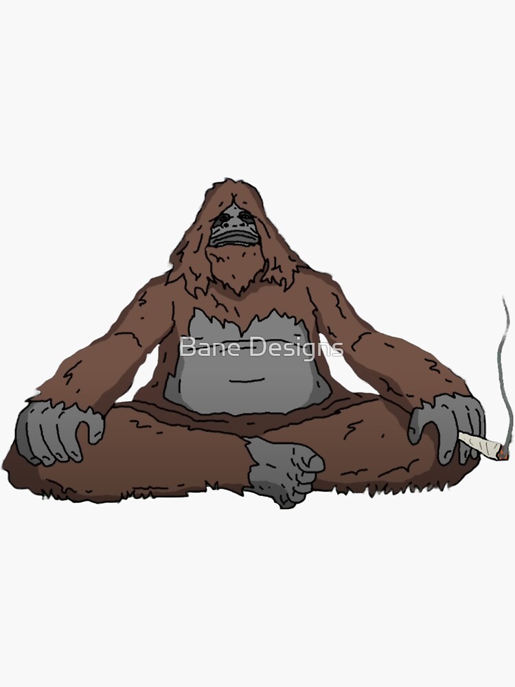 Sassy the sasquatch  Sticker for Sale by SturgesC