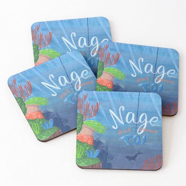 Item preview, The coral reef - painting designed and sold by PotchouDoodle.