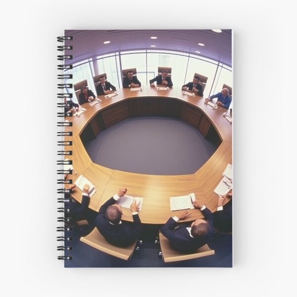 Item preview, Unified Focus: The Power of Teamwork in Office Meetings designed and sold by TheBrainArt.