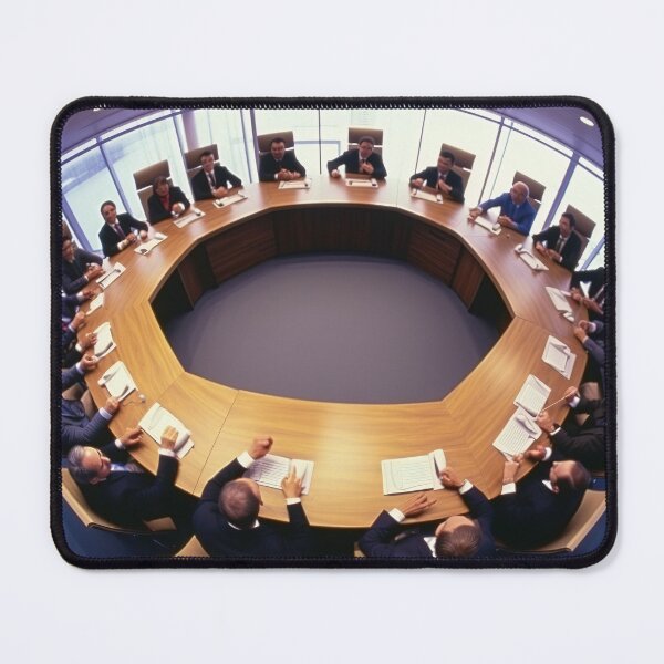 Item preview, Unified Focus: The Power of Teamwork in Office Meetings designed and sold by TheBrainArt.