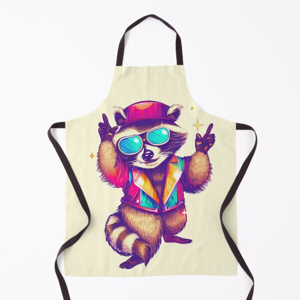 Item preview, Retro Magic Raccoon from Circus designed and sold by pocketart2023.