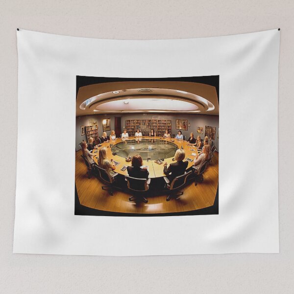 Item preview, Unified Focus: The Power of Teamwork in Office Meetings designed and sold by TheBrainArt.