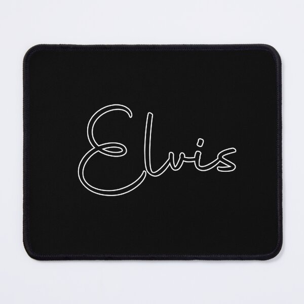 Item preview, Elvis Cursive Name Label (Black) designed and sold by NafilNafiz.