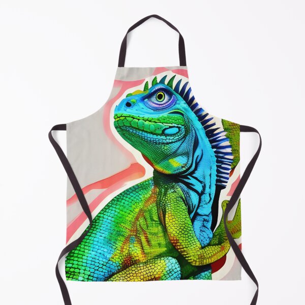 Aperçu de l'œuvre Portrait d'iguane créée et vendue par Ameiva-Apparel.