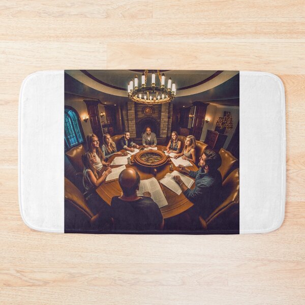 Item preview, Unified Focus: The Power of Teamwork in Office Meetings designed and sold by TheBrainArt.