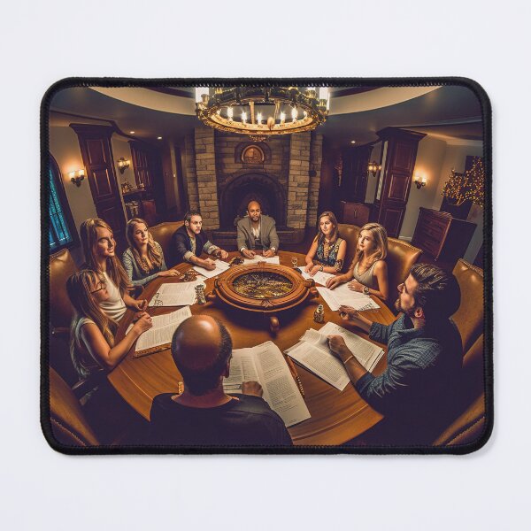 Item preview, Unified Focus: The Power of Teamwork in Office Meetings designed and sold by TheBrainArt.