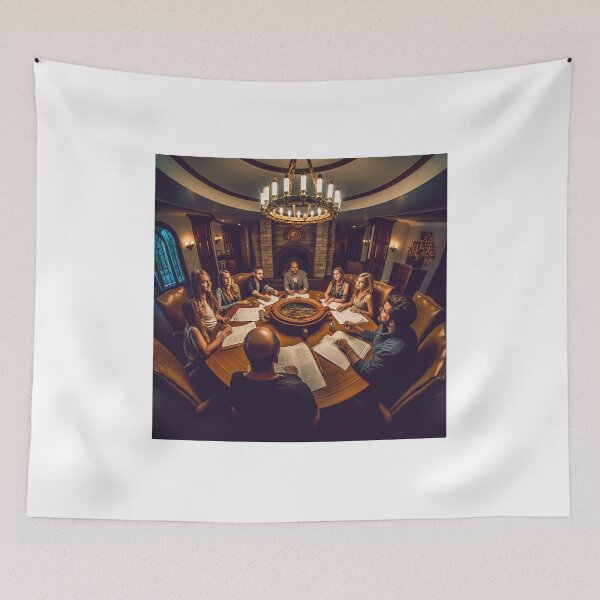 Item preview, Unified Focus: The Power of Teamwork in Office Meetings designed and sold by TheBrainArt.