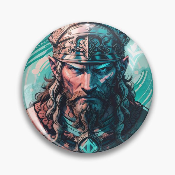 Item preview, viking illustration fullart designed and sold by Tea-Shirt-Break.